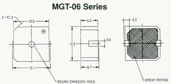 Surface Mount Transducers MGT-06